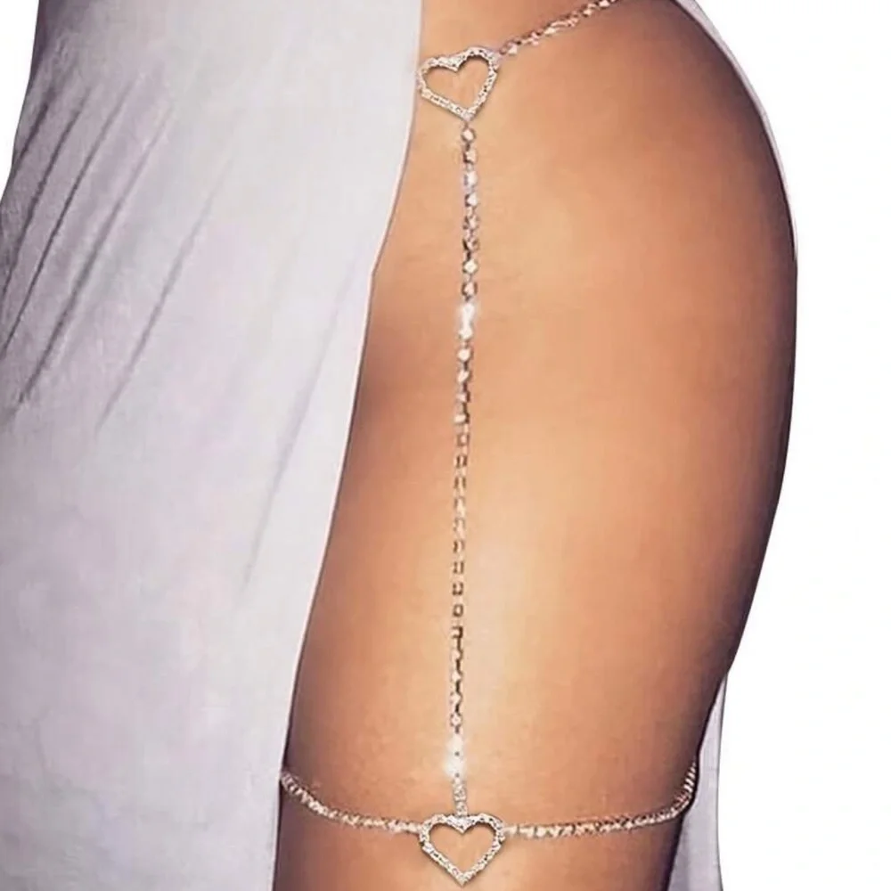 Heart Rhinestone Chain - Picture 3 of 3